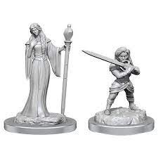 Female Human Wizard & Female Halfling Holy Warrior